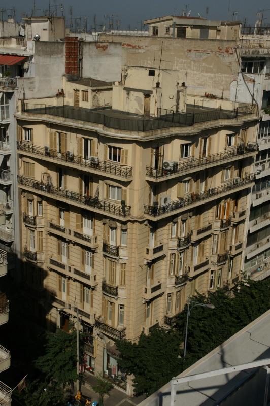 Πολυκατοικία Τσιμισκή 86 - Άποψη από ψηλά