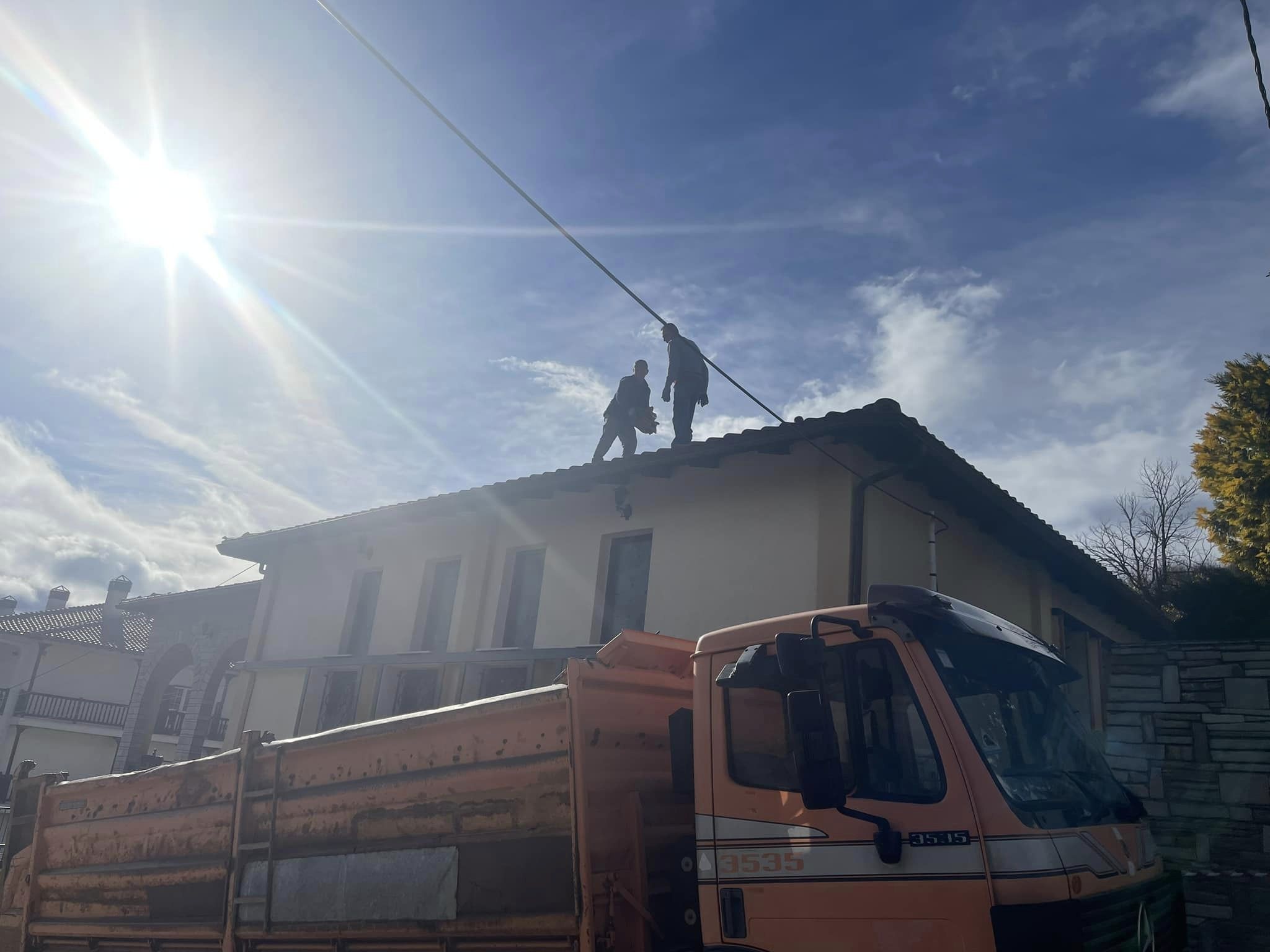 Επισκευή στέγης Κουκουλίδειου Πνευματικού Κέντρου